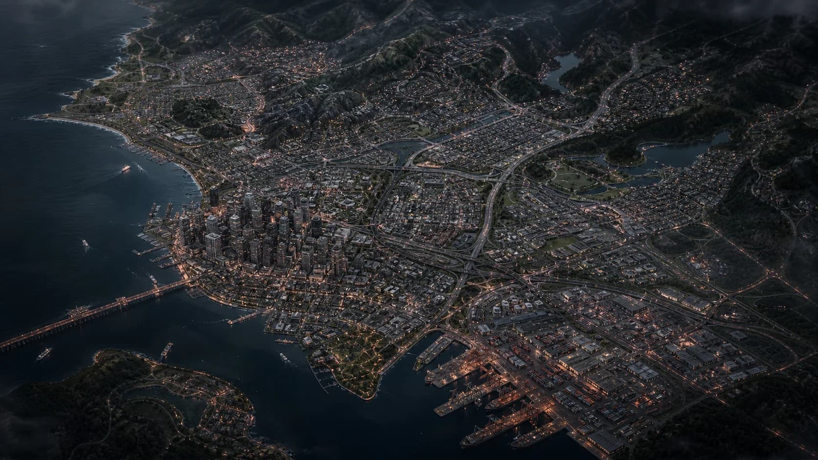 Aerial preview of the CALI city map